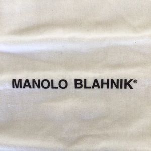 MANOLO BLAHNIK SHOE DUSTBAG